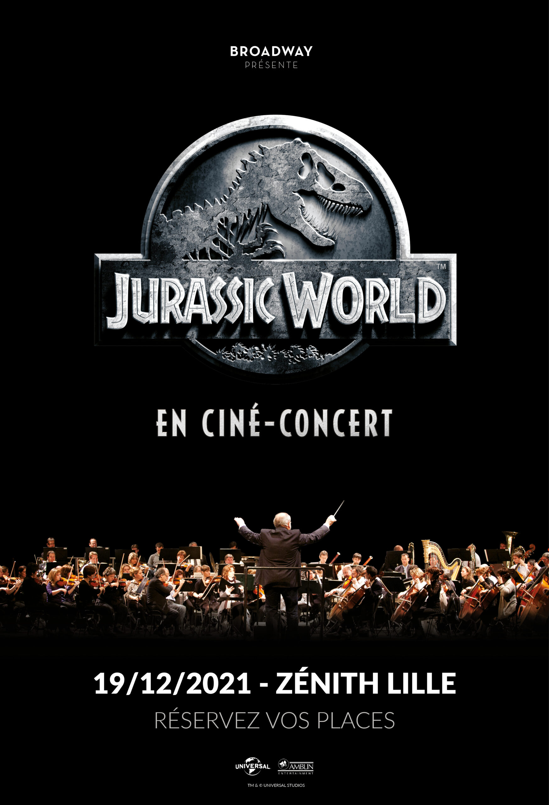 Ciné concert Jurassic World ©BroadwayProduction