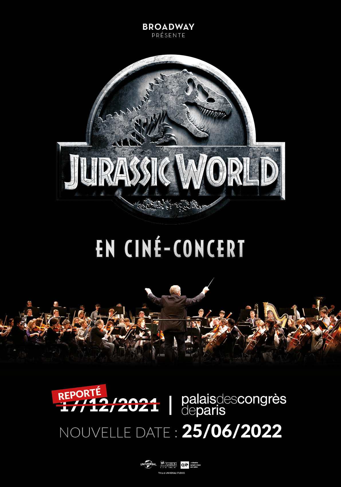 Jurassic World en ciné-concert à Paris